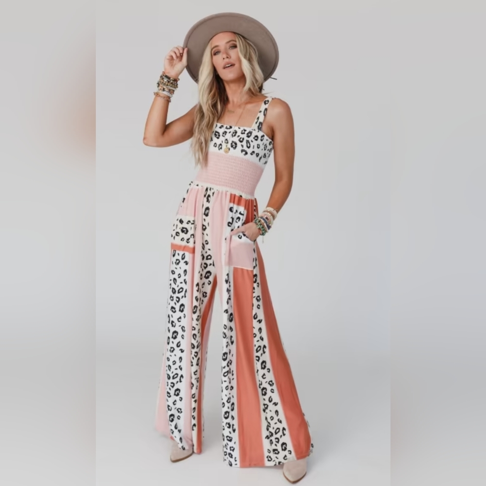 ANIMAL PRINT JUMPSUIT